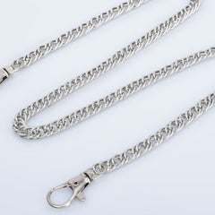 7.5mm Width Double Chain Iron Shoulder Handbag purse Strap Chain Metal Crossbody Bag Chain Strap 60cm/120cm Length to choose 1pcs 10281