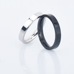 Titanium Ring Blank Stainless Steel Ring 3mm width Ring Base Jewelry Findings pick the color/size 1pcs 1028