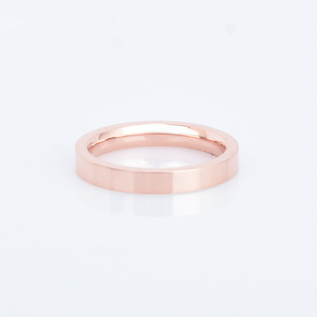 Titanium Ring Blank Stainless Steel Ring 3mm width Ring Base Jewelry Findings pick the color/size 1pcs 1028