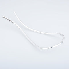 105*40mm Brass U shape Hairpin Hair Barrette Hair Stick Long Hair Accessories Ladies Hair Jewelry 5pcs 102920