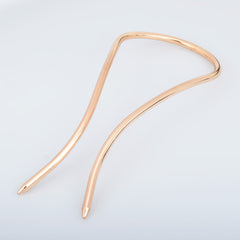 105*40mm Brass U shape Hairpin Hair Barrette Hair Stick Long Hair Accessories Ladies Hair Jewelry 5pcs 102920