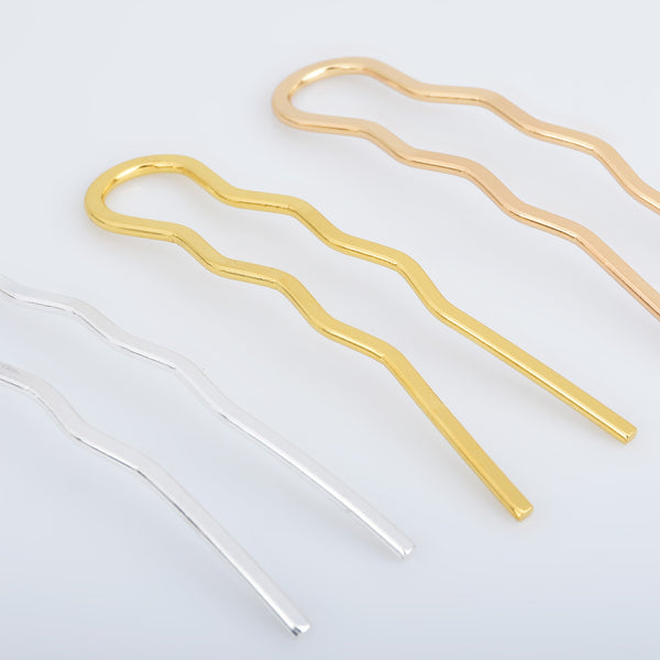 70*20mm Brass U shape Hairpin Hair Stick Barrette Bobby Pin Clips Hair Accessories Women Gift 10pcs 102921