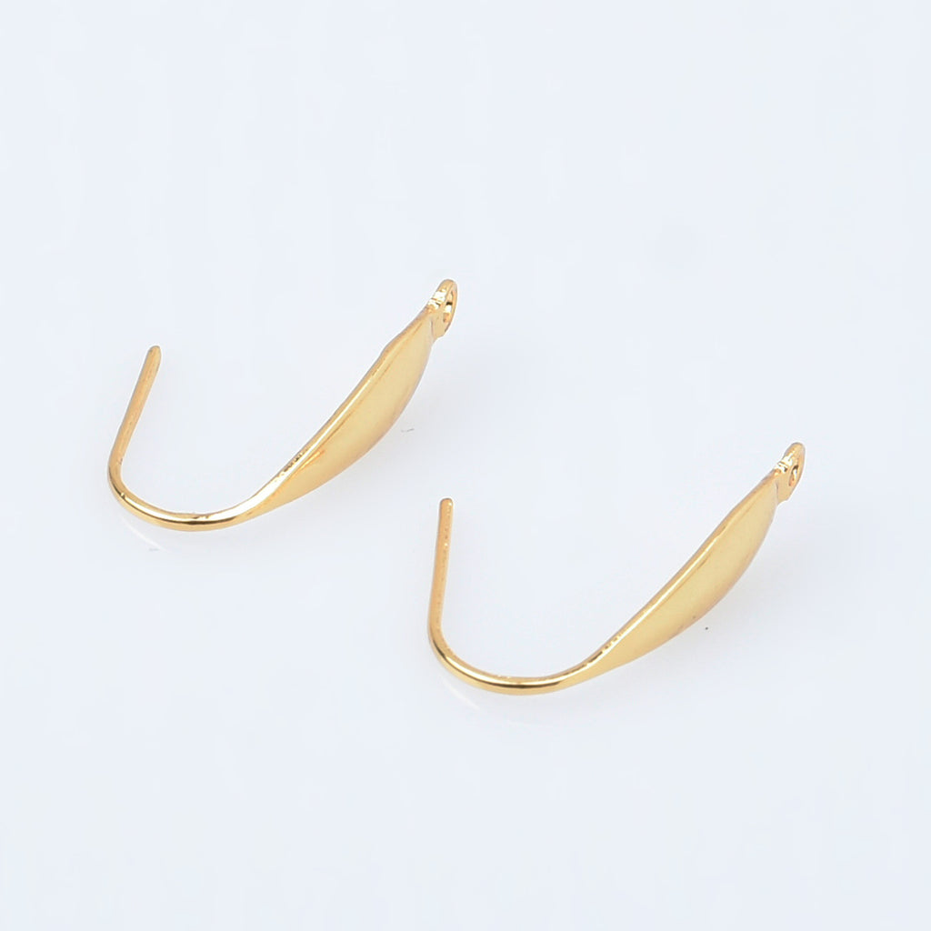 Earring Findings, Earring Hooks with Ball 19mm, 14k Gold-Filled (1