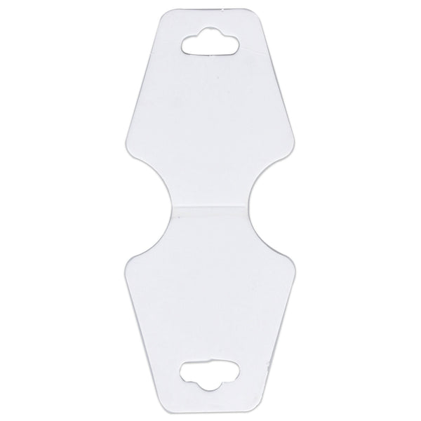 45*105mm White Headband Hanger Cards Jewelry Display Cards for Hairbows Accessories 100pcs 10296050