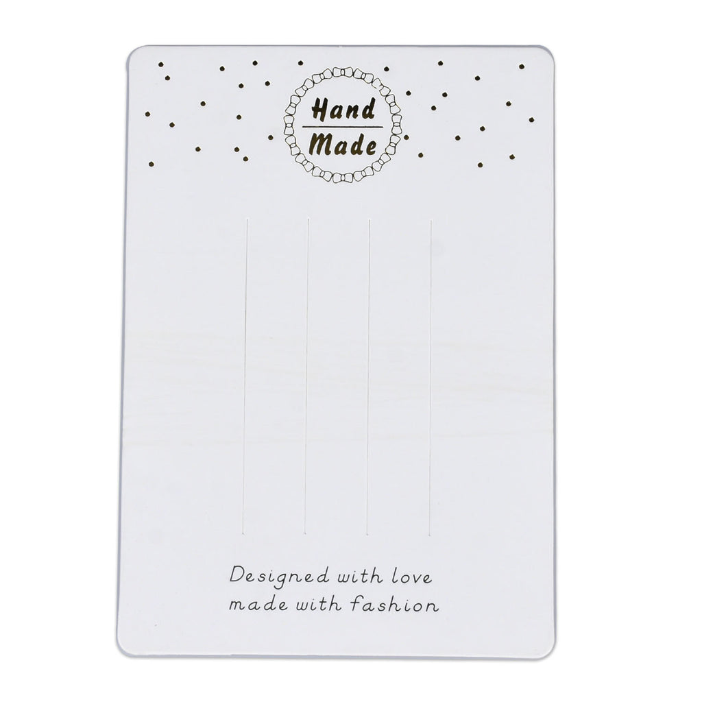 70*100mm Hair-Bow Display Cards Paper Cardboard Hair Clip Card Blank Cards Barrette Tags 50pcs 10296250