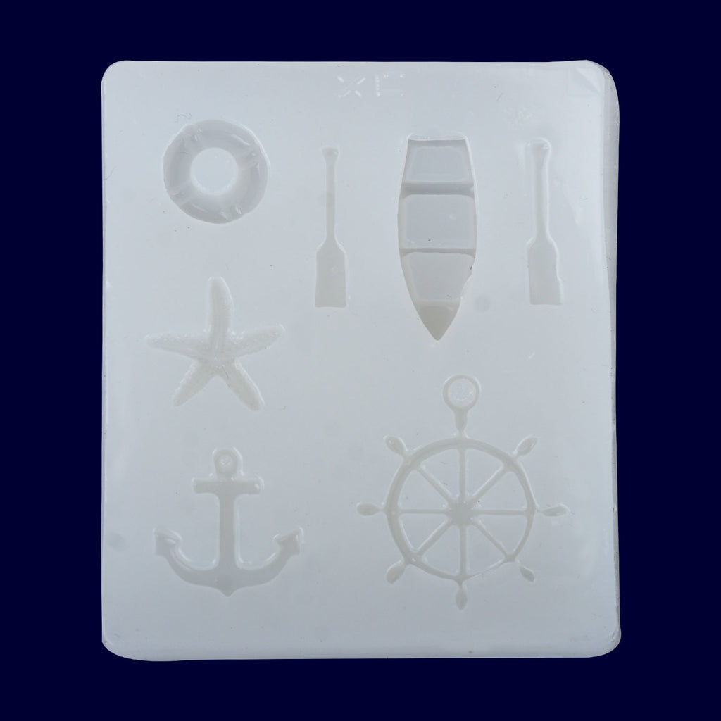 60*70mm Anchor Ship Rudder Silicone Mold Ocean Style Mould Clay Mold DIY Jewelry accessories 1pcs 10298850