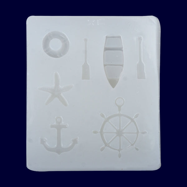 60*70mm Anchor Ship Rudder Silicone Mold Ocean Style Mould Clay Mold DIY Jewelry accessories 1pcs 10298850