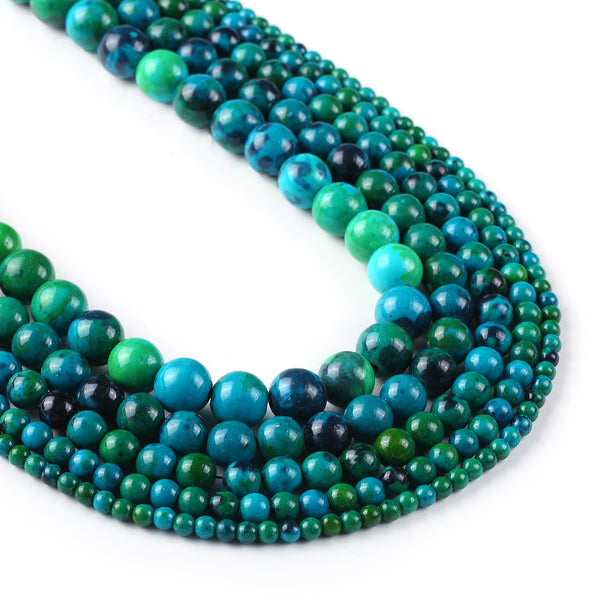 Synthetic Phoenix Stone Beads 4 6 8 10 12mm Gemstone Loose Beads For DIY Jewelry Making Bracelet 15" Full Strand 103066
