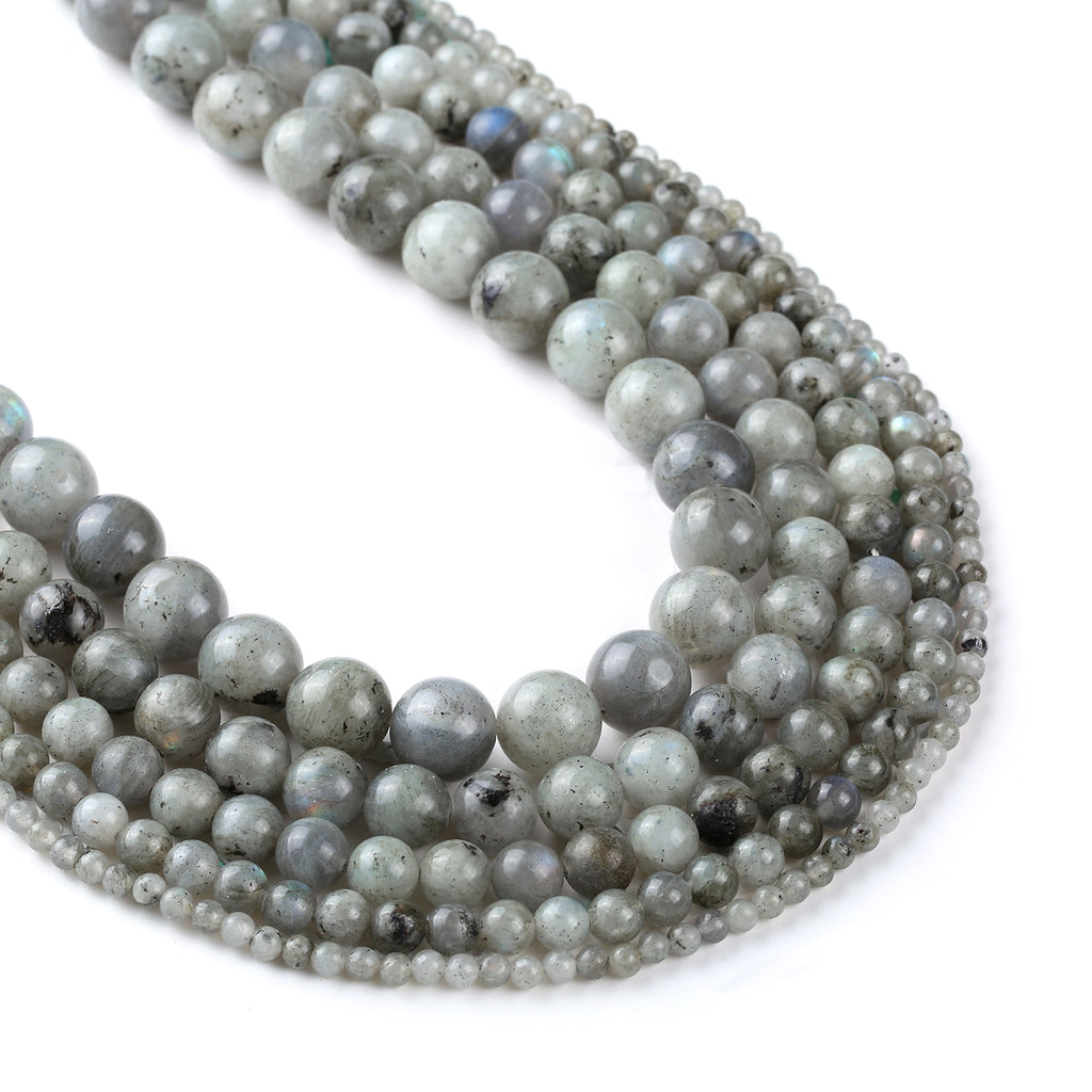 Natural Labradorite Beads 4 6 8 10 12mm Gemstone Loose Beads Smooth Round AA quality handmade Beads 15" Full Strand 103070