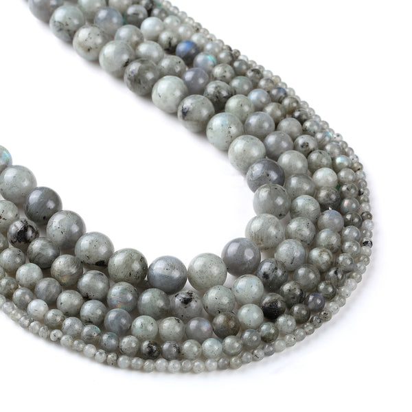 Natural Labradorite Beads 4 6 8 10 12mm Gemstone Loose Beads Smooth Round AA quality handmade Beads 15" Full Strand 103070