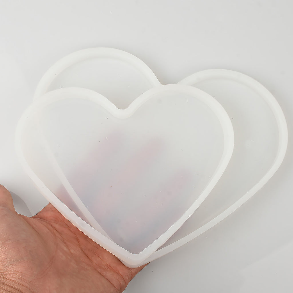 Heart Silicone Mold for Home Decoration Silicone Cabochon Mold Crystal Epoxy Mould diy Jewelry Craft Supplies 1pcs 103110