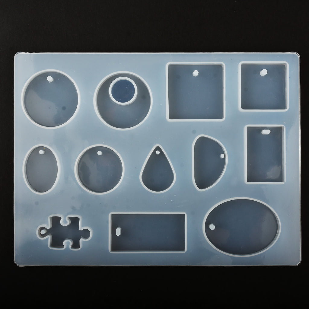 110*150*10mm Pendant Silicone Molds Charms Pendant Moulds For Necklace Pendant DIY Jewelry Craft Making 1pcs 10315550