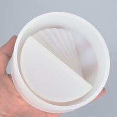 108*47mm DIY Round Staircase Silicone Mold Flower Pot Mold Stair mould Succulent Potted Mold 1pcs 10318850