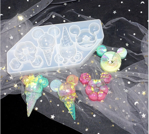 1PCS Silicone Ice Cream Mold DIY Silicone Resin Mold Donut Mold For Decoration 10329850Decoration 1pcs 10329850