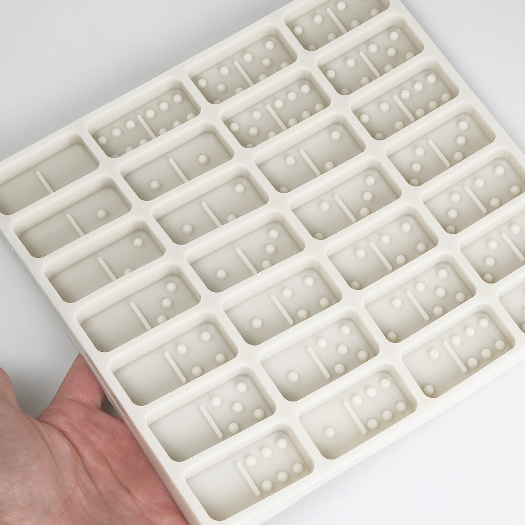 Shiny Dominos Silicone Mold, Resin Domino Mold Silicone