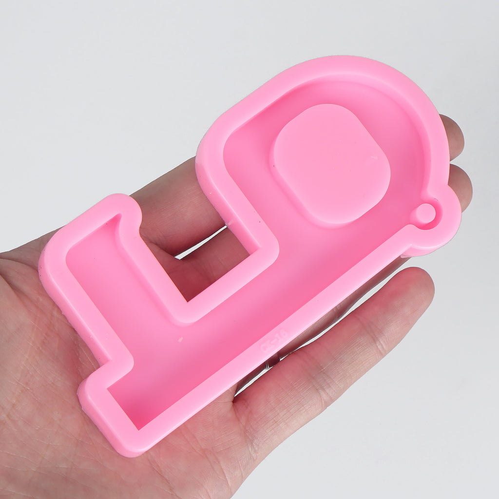 1 Piece Silicone Keychain Mold DIY Door Hook Mold Keychain Jewelry Mold For Christmas Gift 10335650
