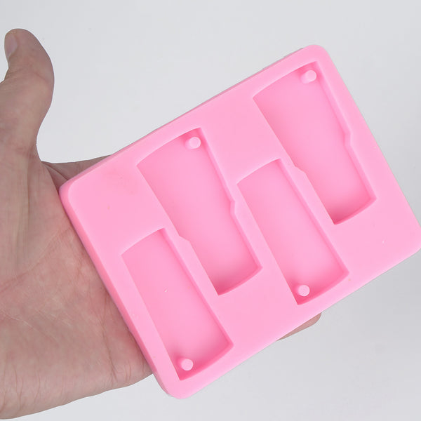 1 Piece Silicone Tumbler Mold DIY Tumbler Keychain Jewelry Pendant Mold 10335750
