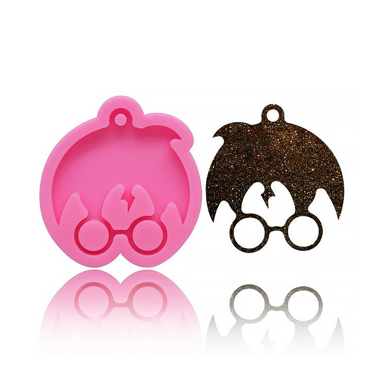 1 piece Harry Potter Mold Silicone Keychain Mold DIY Ornaments Molds For Boy's Gift 10336550