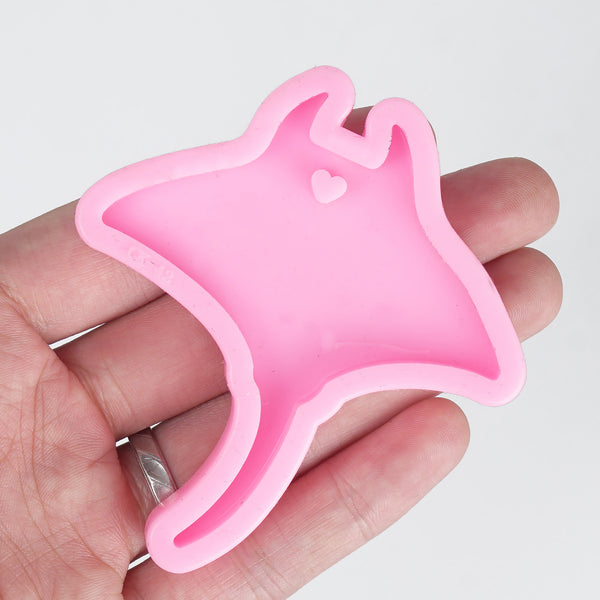 1 piece Thornback Stingray Keychain Mold Silicone Fish Mold For Resin Jewelry Making 10337850