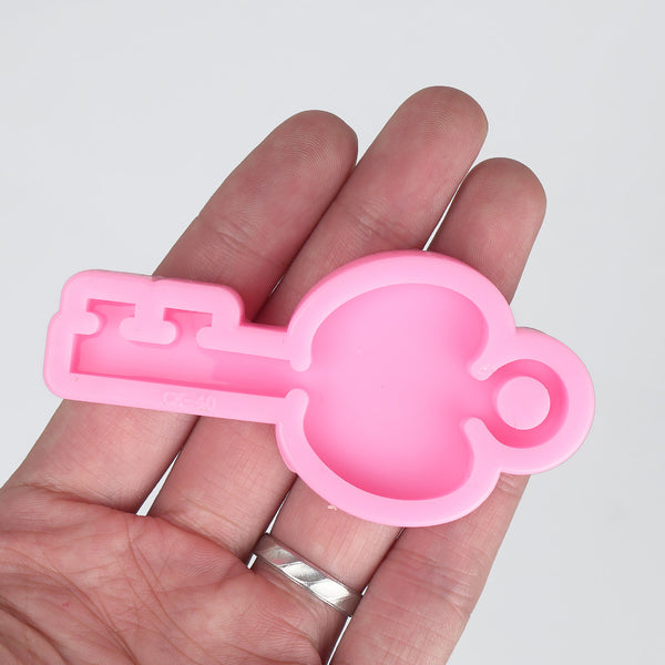 1 piece Silicone Key Mold For Keychain, Resin Keychain Mold, Decorative Key Craft 10338250