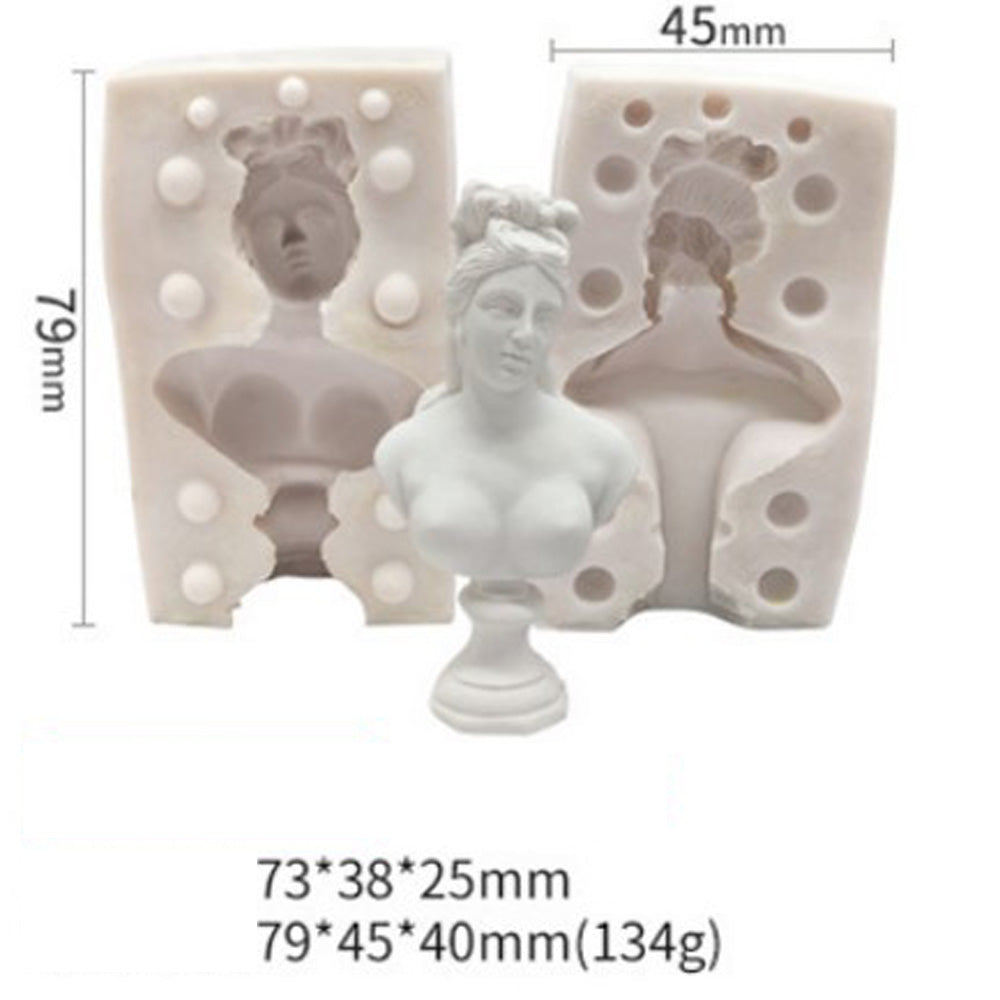 1 PCS "Sona" Figure Aroma Silicone Candle Mold /Plaster Mold/DIY Soap Mold 10361051