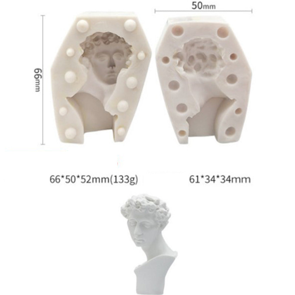 1 PCS "Medici" Figure Aroma Silicone Candle Mold /Plaster Mold/DIY Soap Mold 10361054