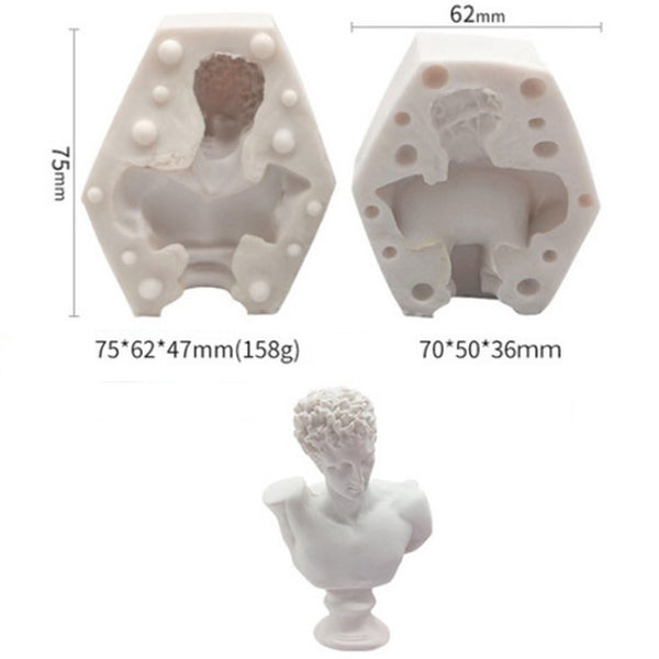1 PCS "Trimes" Figure Aroma Silicone Candle Mold /Plaster Mold/DIY Soap Mold 10361055