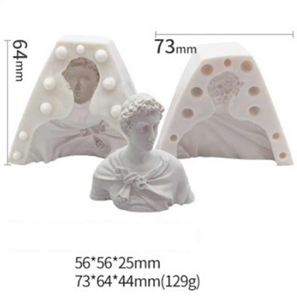 1 PCS "Saint George" Figure Aroma Silicone Candle Mold /Plaster Mold/DIY Soap Mold 10361152