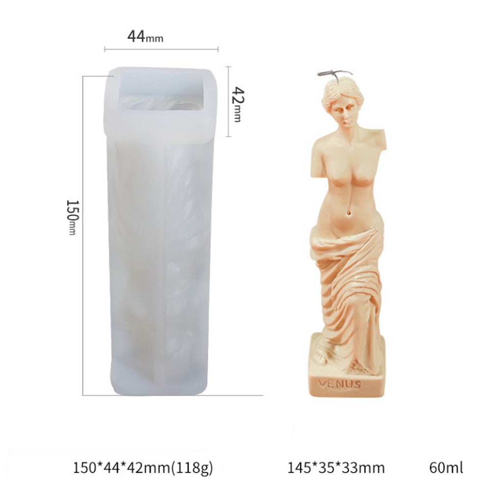 1 PCS Silicone Candle Mold Venus Statue Mold Plaster Mold DIY Candle Mold For Home Decoration 10361250