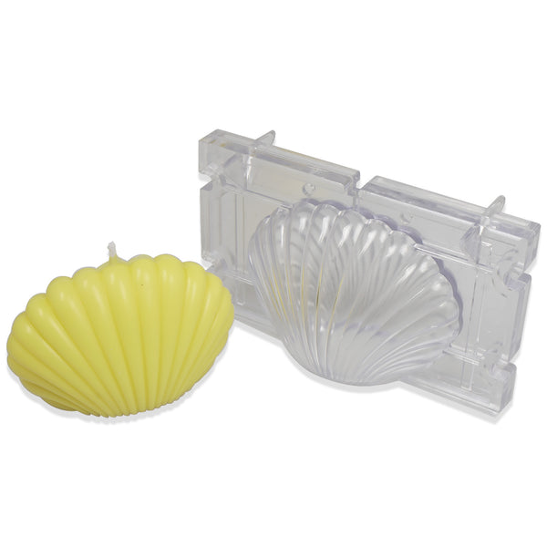 1 PCS Plastic Candle Mold, 3D Sea Shell Shape Candle Mold, DIY Aroma Candle Mold for Wax 10362550