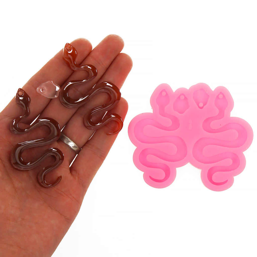 1 Piece Silicone Snake Earring Mold Resin Earring Mold Silicone Mold For Epoxy Resin 10363350
