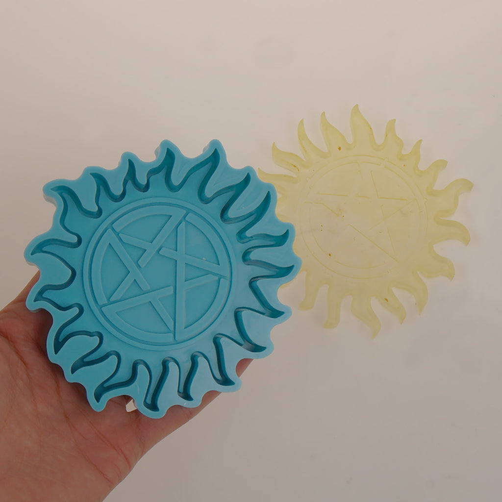 1 piece Silicone Coaster Mold Silicone Sun Coaster Molds Coaster Molds For Making Epoxy 10364050