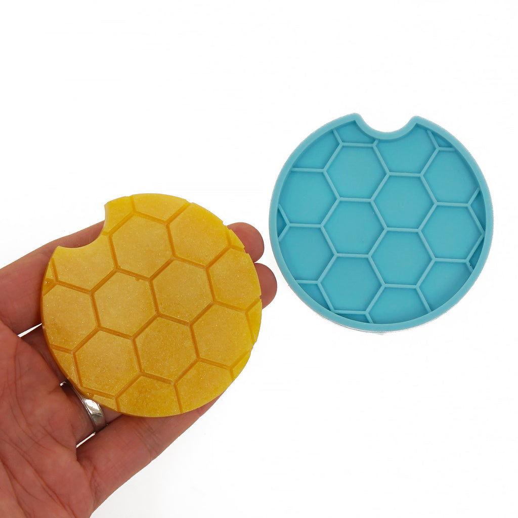 1 piece Blue Silicone Car Cup Coaster Mold Football Shape Coaster Molds DIY Hand Craft Gift 10364158