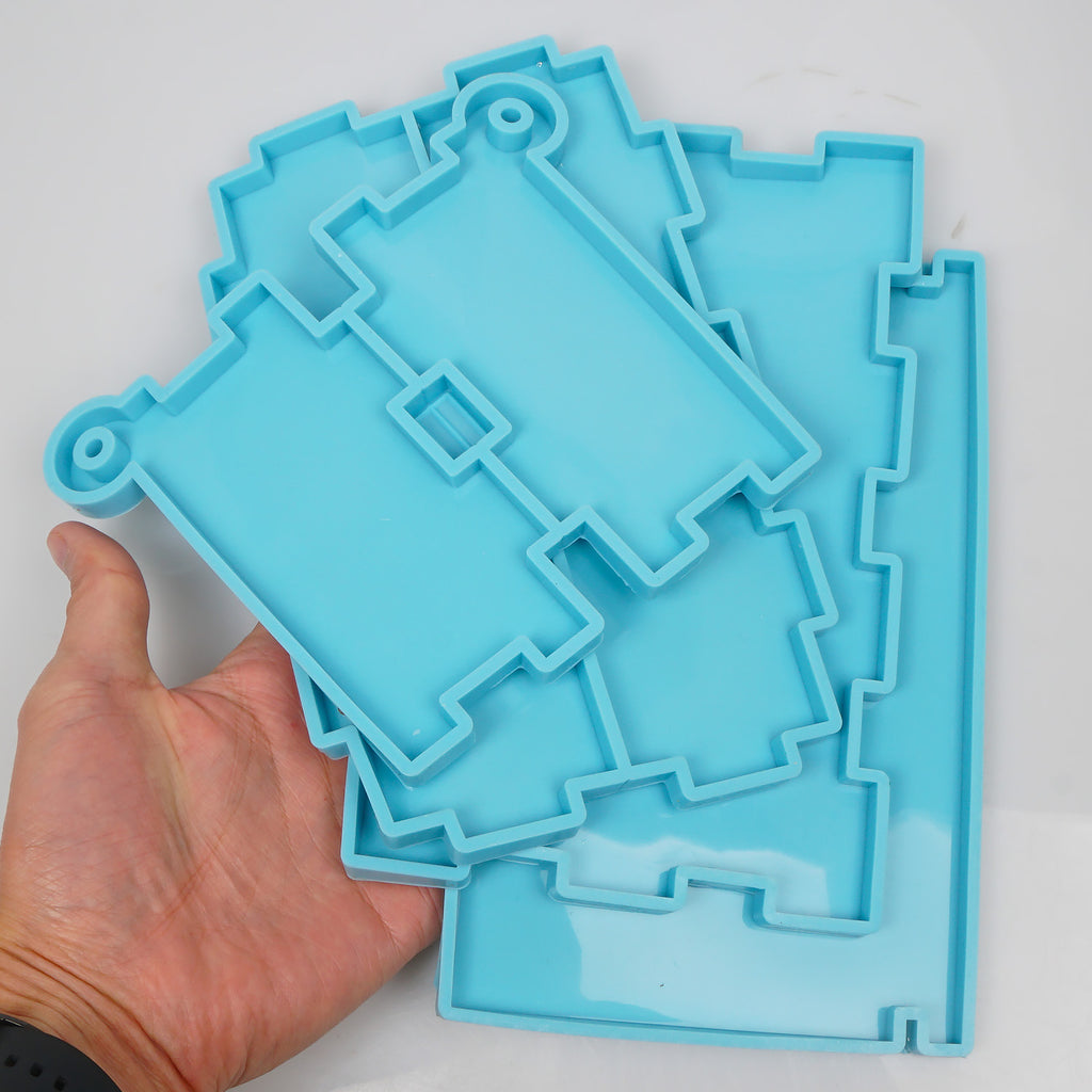 1 set LARGE Domino Box Mold, Resin Domino Box Mold, Domino Game case, DIY Domino Box For Making Craft 10365850