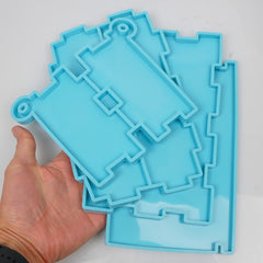 1 set LARGE Domino Box Mold, Resin Domino Box Mold, Domino Game case, DIY Domino Box For Making Craft 10365850