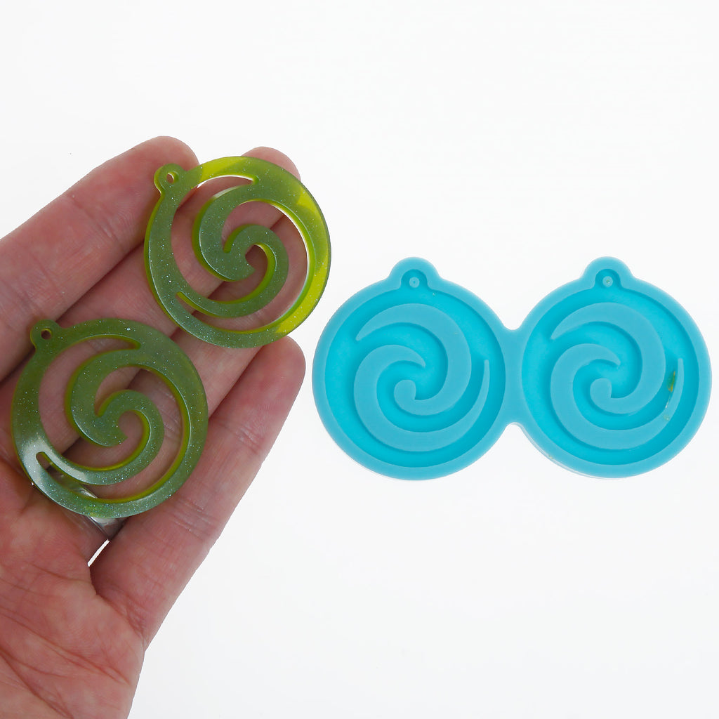Silicone Earring Mold Round Earring Mold Resin Jewerly Earring Charm DIY Resin Earrings 10369757