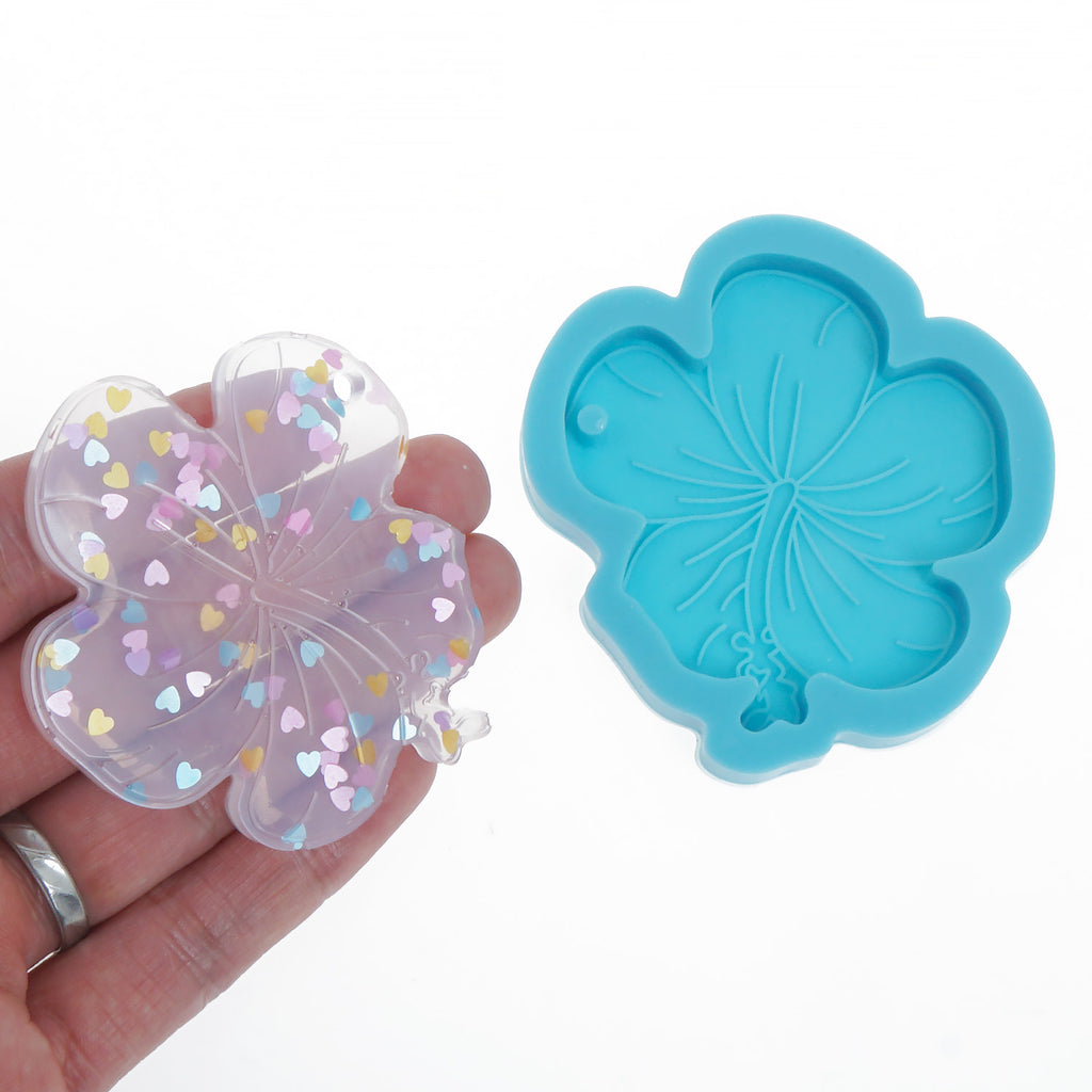 1 Piece Silicone Sakura Keychain Mold DIY Flower Pendant Mold For Keychain 10369950