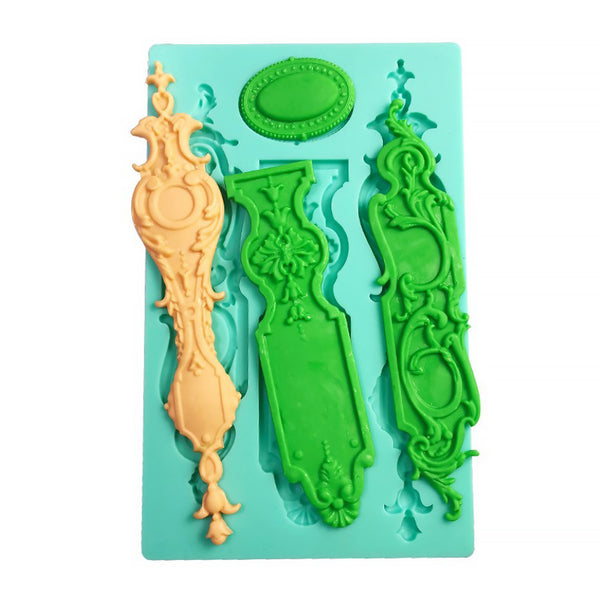 1PC Silicone Vintage Mold Resin Plaster Mold Diy Decoration Mold Resin Craft Making Tool 10374350