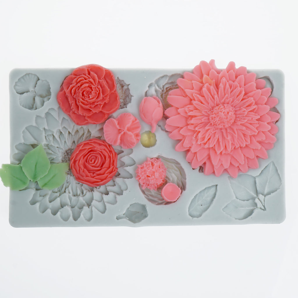 1PC Silicone 3D Flower Mold Chocolate Mold Dessert Mold DIY Cake Mold –  Rosebeading Official