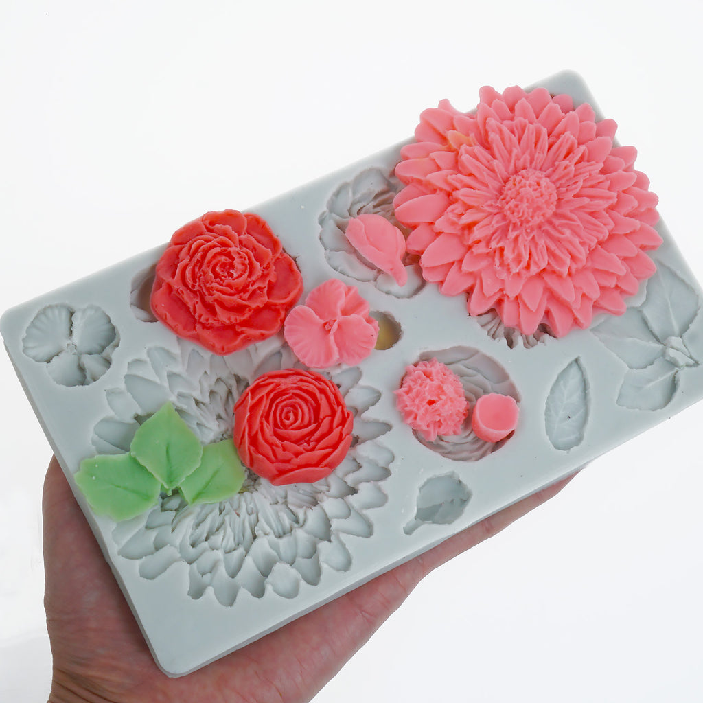 1PC Silicone 3D Flower Mold Chocolate Mold Dessert Mold DIY Cake Mold –  Rosebeading Official