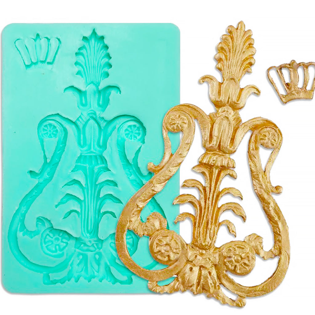 1PC Silicone Crown Mold Cake Decoration Mold Diy Chocolate Mold Resin Baking Tool 10374850