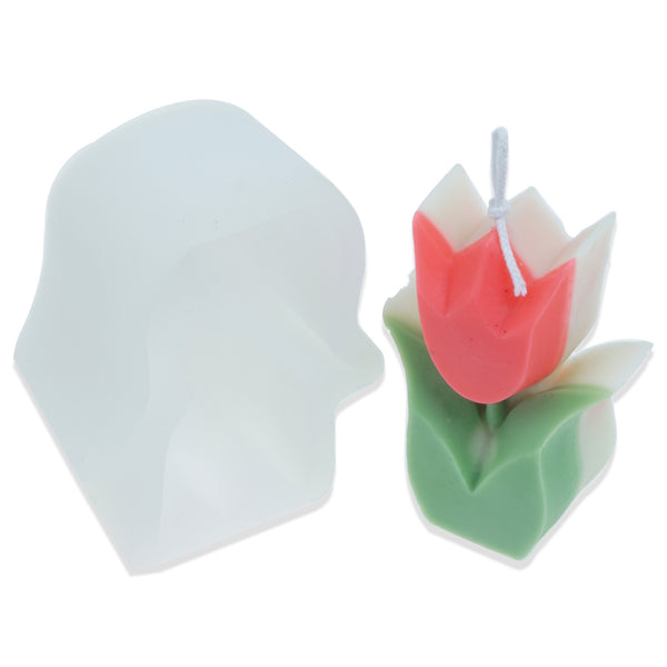 1 PCS Silicone Tulip Candle Mold/ Plaster Mold/ DIY Candle Mold Candle Craft 10383050