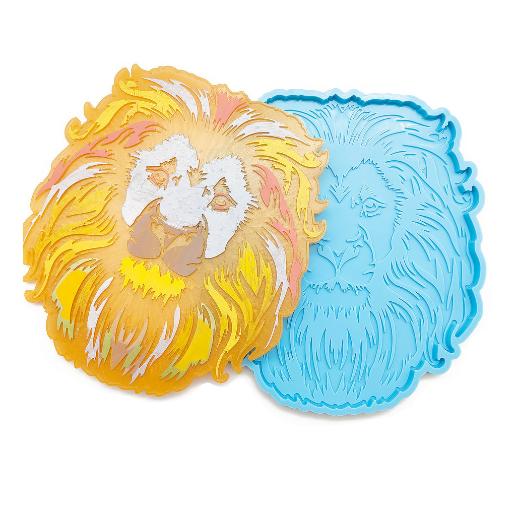 1 piece Silicone Lion Coaster Mold Silicone Table Mat Mold Shiny Lion Mold For Home Decoration 10385350