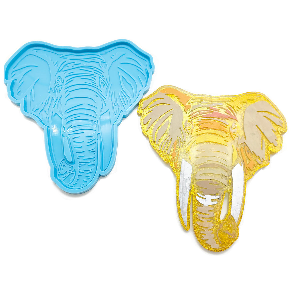 1 piece Silicone Elephant Table Mat Mold DIY Coaster Mold Shiny Elephant Mold For Home Decoration 10385550