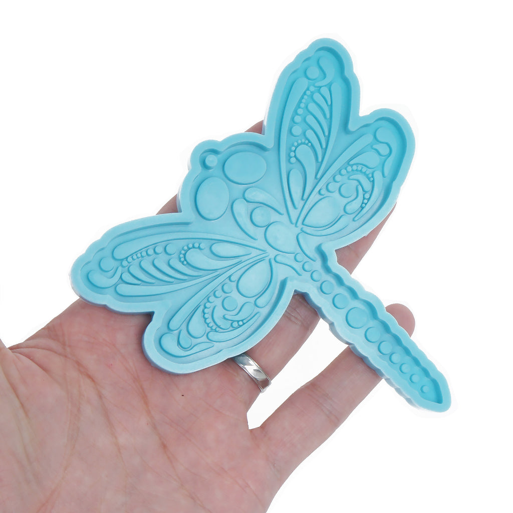 1 piece Silicone Dragonfly Mold Keychain Mold Resin Epoxy Mold For Keychain 103859
