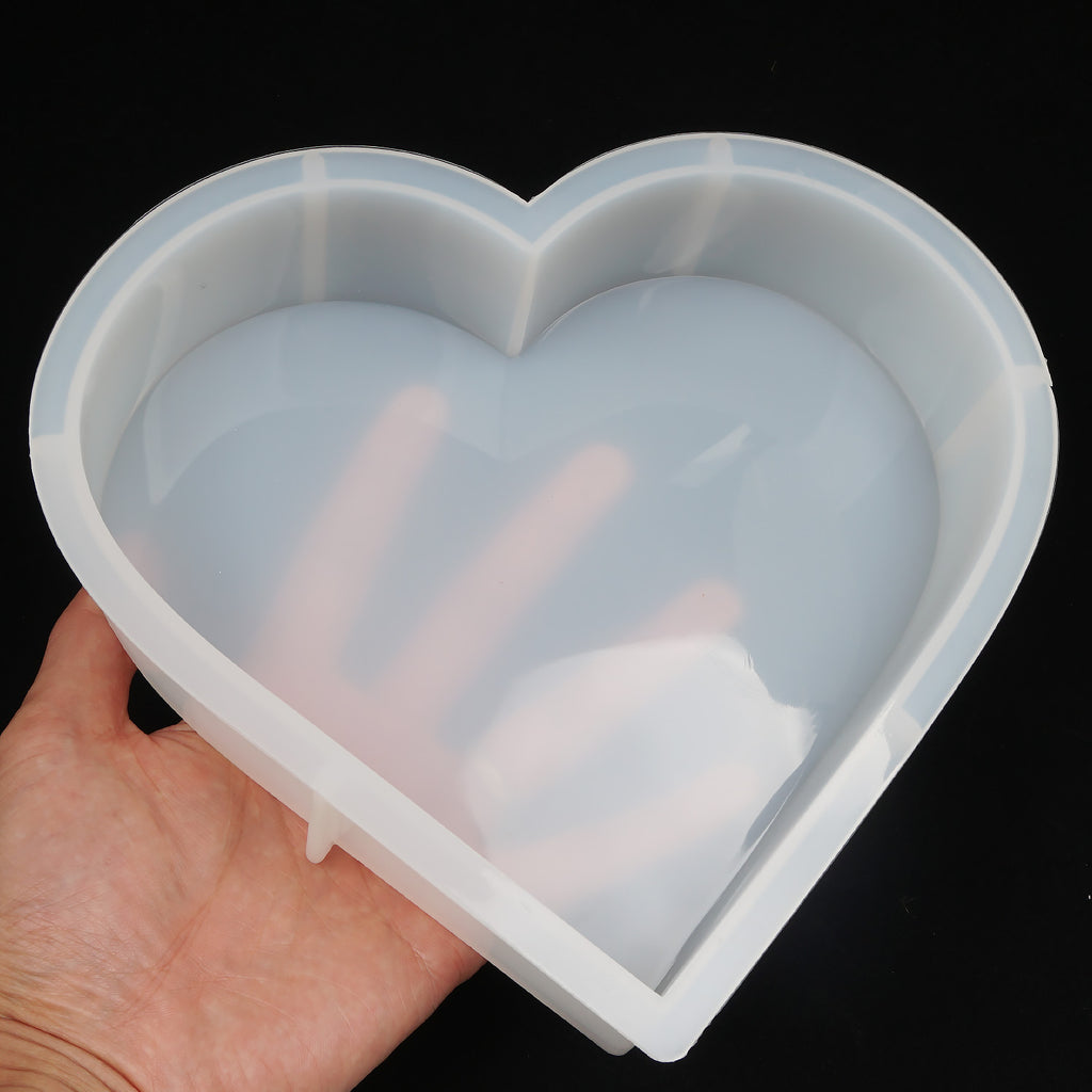 1 pc Large Heart Shape Silicone Mold DIY Resin Mold For Home Decor 10393353