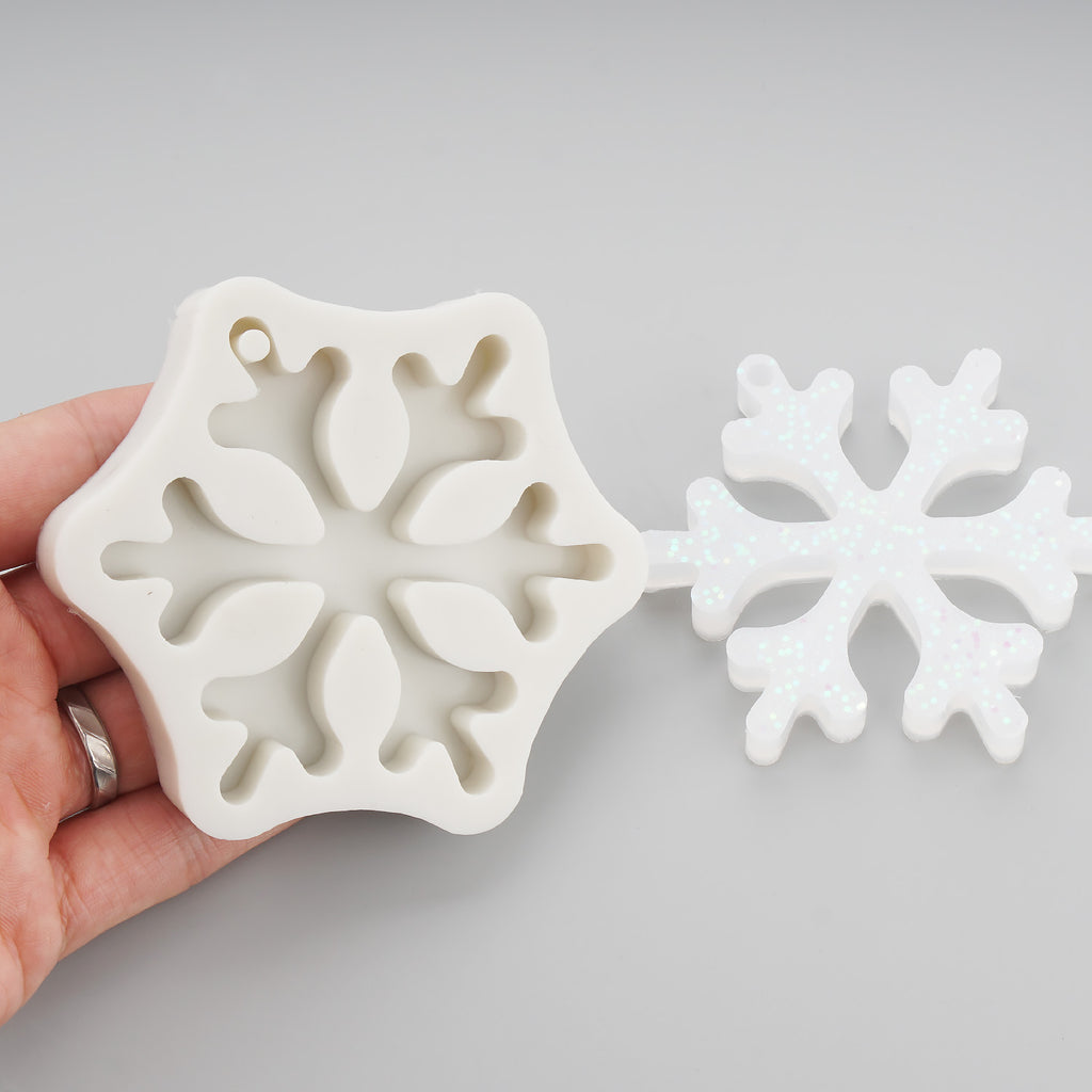 1 PCS Silicone 2D Snowflake Car Aroma Mold/ Plaster Mold/ DIY Candle Mold Candle Craft 10397251