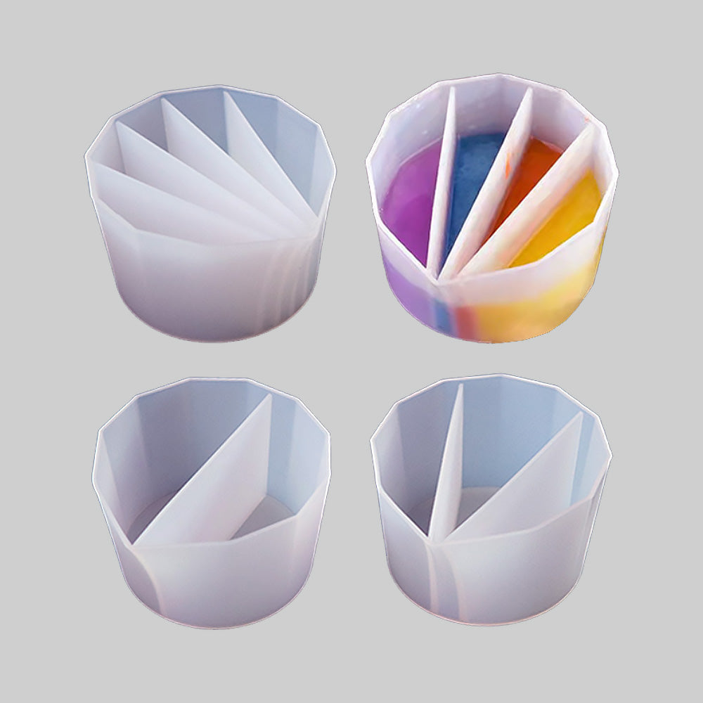 1 pc Reusable Silicone Dispensing Cup mixing cup UV Epoxy Resin Color Mixing Tool DIY epxoy resin Supplies 10398450