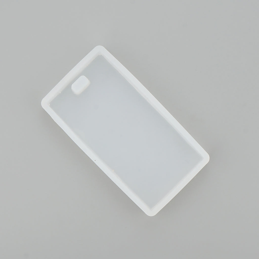 Rectangle Holographic Light & Shadow Silicone Molds Key Pendant Casting Moulds For DIY Jewelry Making Epoxy Resin Mold Tools