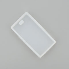 Rectangle Holographic Light & Shadow Silicone Molds Key Pendant Casting Moulds For DIY Jewelry Making Epoxy Resin Mold Tools